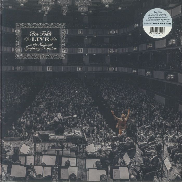 Ben Folds Live With The National Symphony Orchestra - White Vinyl LP vinyl record cover