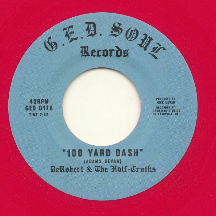 100 Yard Dash - Red Vinyl Single vinyl record cover