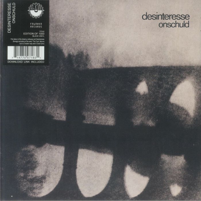 Onschuld - Limited Edition Vinyl LP vinyl record cover