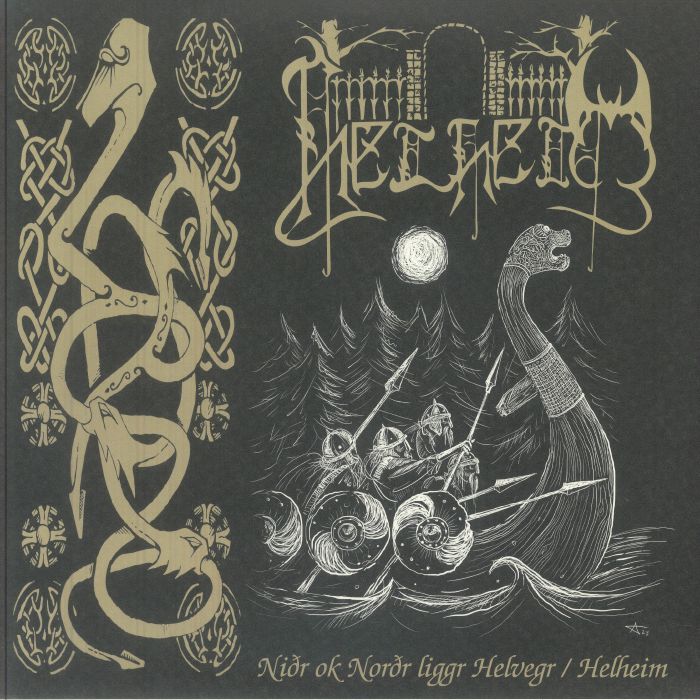 Nidr Ok Nordr Liggr Helvegr/Helheim - 2xLP vinyl record cover