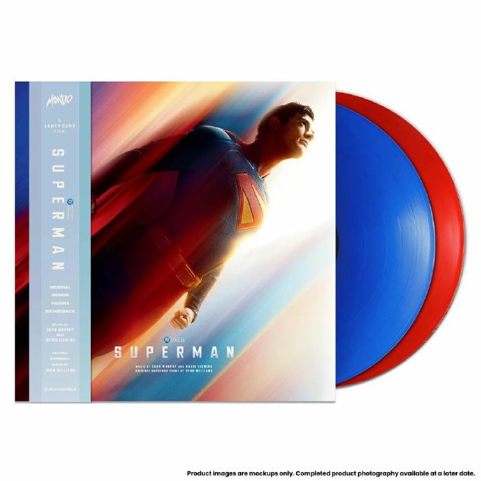 Superman (Soundtrack) - Red and Blue Vinyl 2xLP vinyl record cover