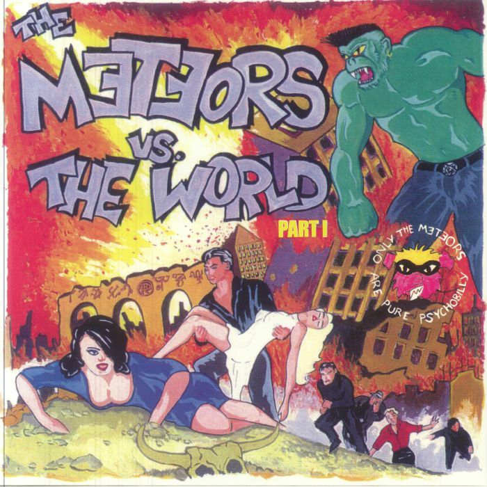 The Meteors Vs The World Part I - Purple Vinyl LP vinyl record cover
