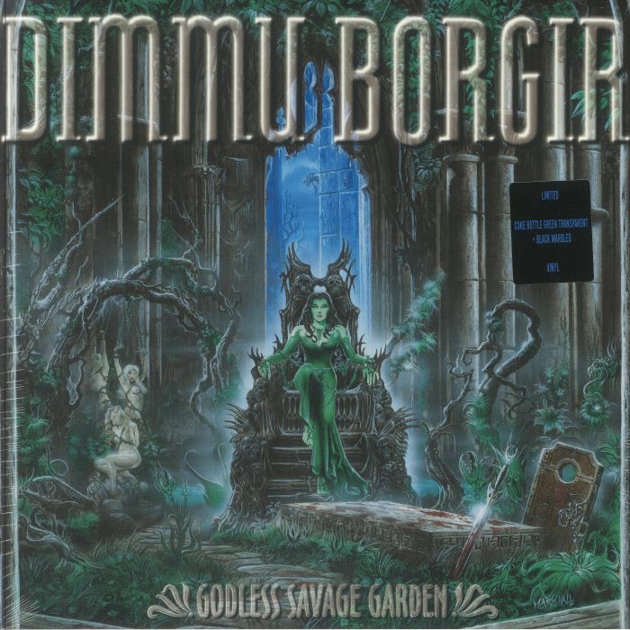 Godless Savage Garden - Green and Black Marbled Vinyl LP vinyl record cover
