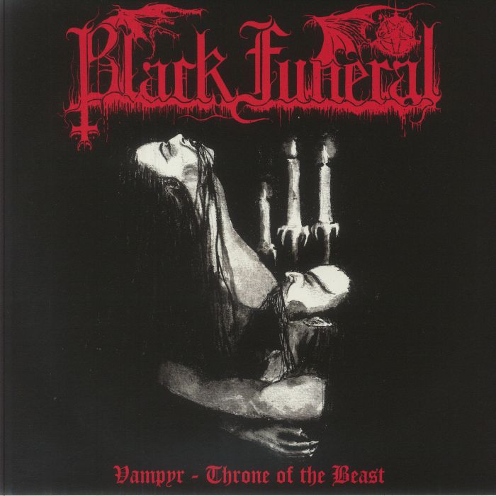 Vampyr Throne Of The Beast - Red Vinyl LP vinyl record cover
