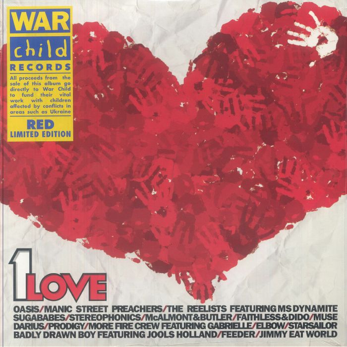 1 Love - Limited Edition Red Vinyl 2xLP vinyl record cover