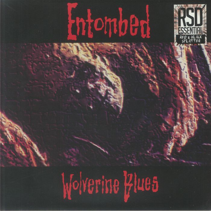 Wolverine Blues - Red & Black Splatter Vinyl LP vinyl record cover