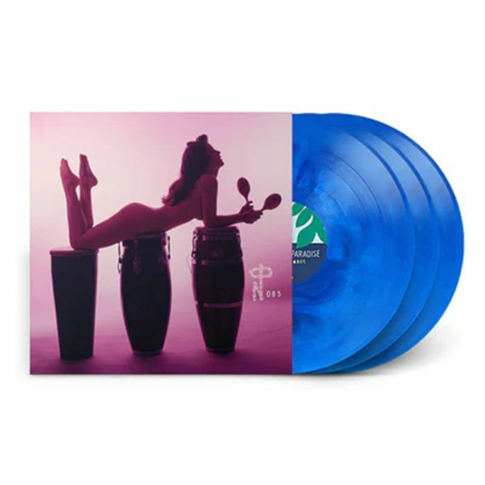 Technicolor Paradise: Rhum Rhapsodies & Other Exotic Delights - Blue Vinyl 3xLP vinyl record cover