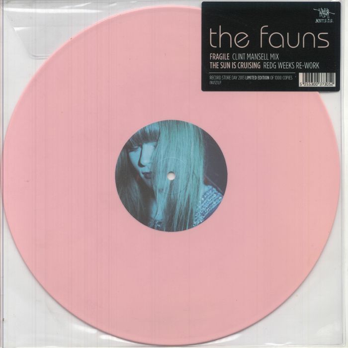 Fragile/The Sun Is Cruising Remixes - Pink Vinyl Single vinyl record cover
