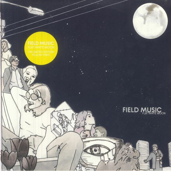 Flat White Moon - Limited Edition Yellow Vinyl LP vinyl record cover