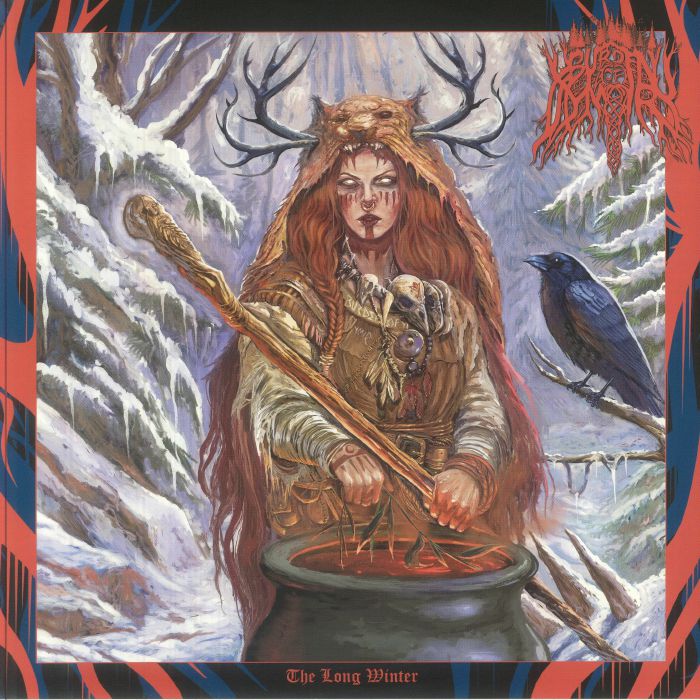 The Long Winter - Orange & White Pinwheel Vinyl LP vinyl record cover