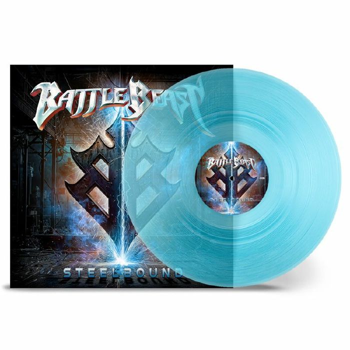 Steelbound - Transparent Curacao Blue Vinyl LP vinyl record cover