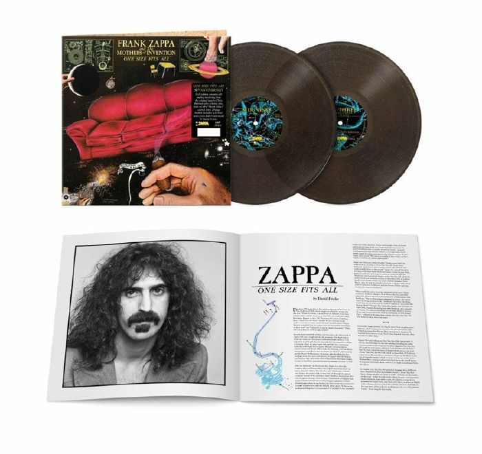 One Size Fits All: 50th Anniversary Edition - Coloured Vinyl 2xLP vinyl record cover