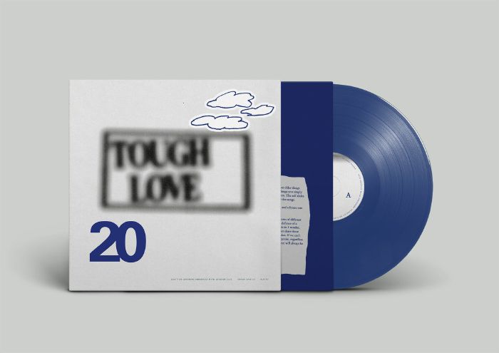 Tough Love 20: Don't Do Anything Important With Anybody Else - Blue Vinyl LP vinyl record cover