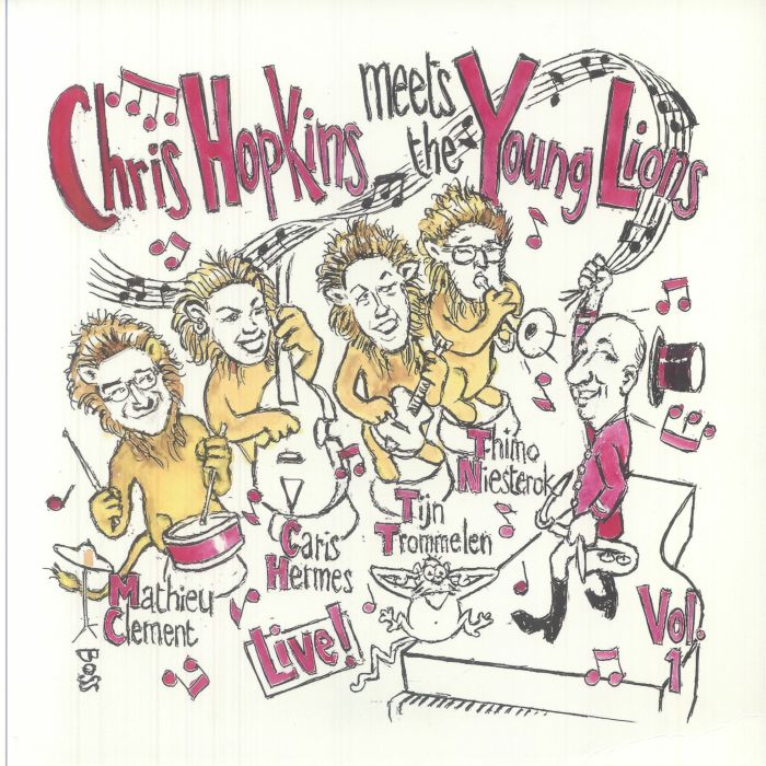 Chris Hopkins Meets The Young Lions: Live Vol 1 - Vinyl LP vinyl record cover