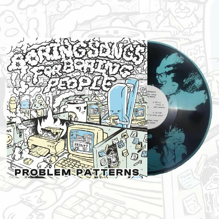 Boring Songs For Boring People - Teal Vinyl EP vinyl record cover