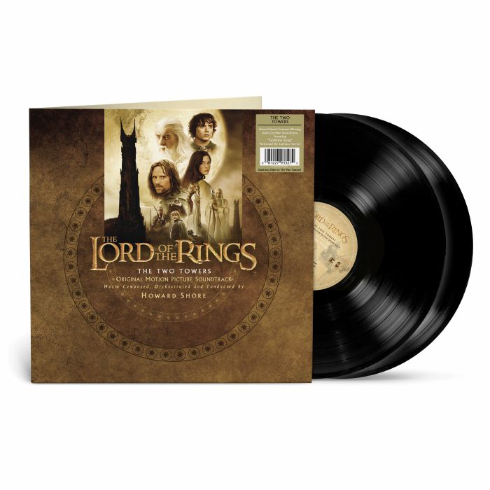 The Lord Of The Rings: The Two Towers Soundtrack - 2xLP vinyl record cover