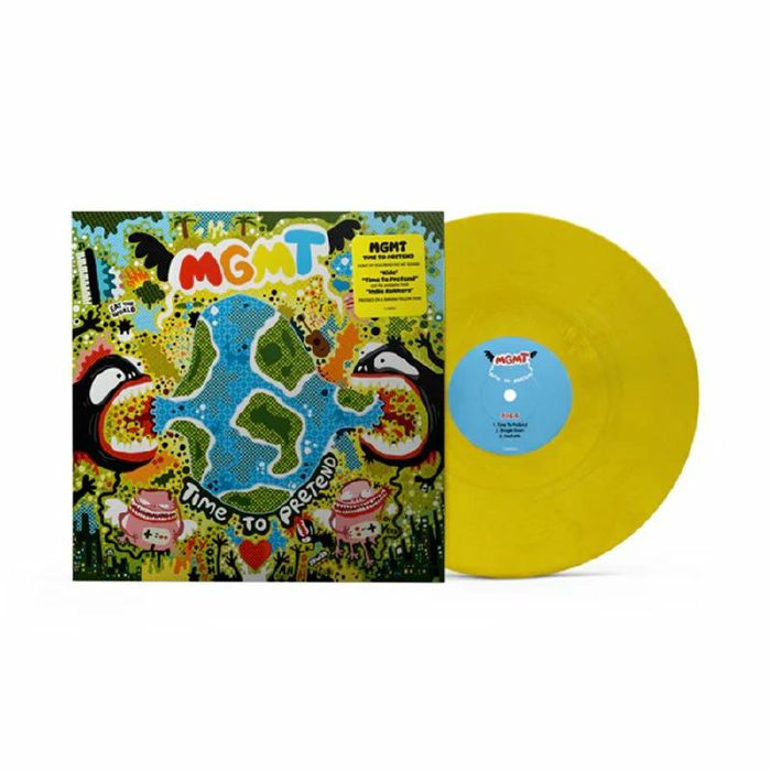 Time To Pretend (20th Anniversary Edition) - Yellow Vinyl EP vinyl record cover
