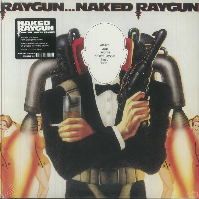 Raygun...Naked Raygun - Limited Edition Orange Swirl Vinyl LP vinyl record cover