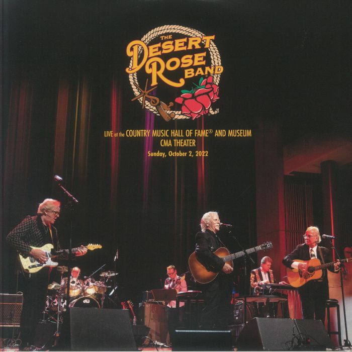 Live At The Country Music Hall Of Fame & Museum CMA Theater Sunday October 2 2022 - Transparent Red 2xLP vinyl record cover