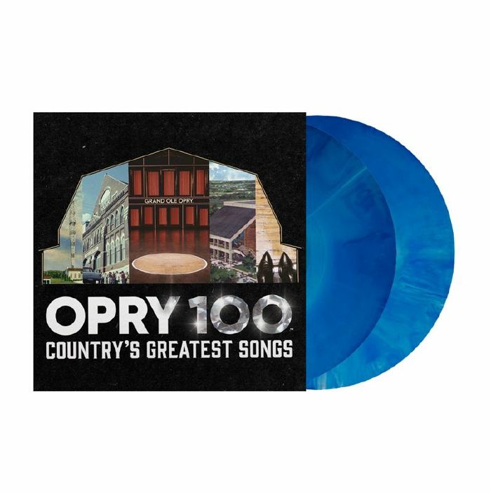 Opry 100: Country's Greatest Songs - Cobalt Blue Vinyl 2xLP vinyl record cover