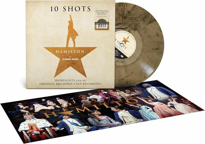 Hamilton 10 Shots: Highlights From The Original Broadway Cast Recording - Vinyl LP vinyl record cover