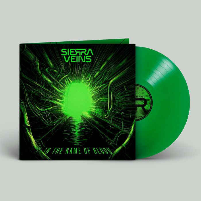 In The Name Of Blood - Transparent Green Vinyl LP vinyl record cover