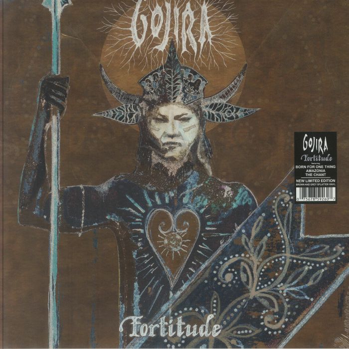 Fortitude - Grey & Brown Splatter Vinyl LP vinyl record cover