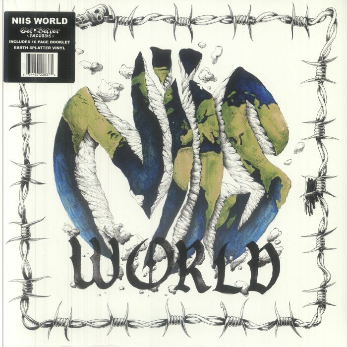 Niis World - Earth Splattered Vinyl LP vinyl record cover