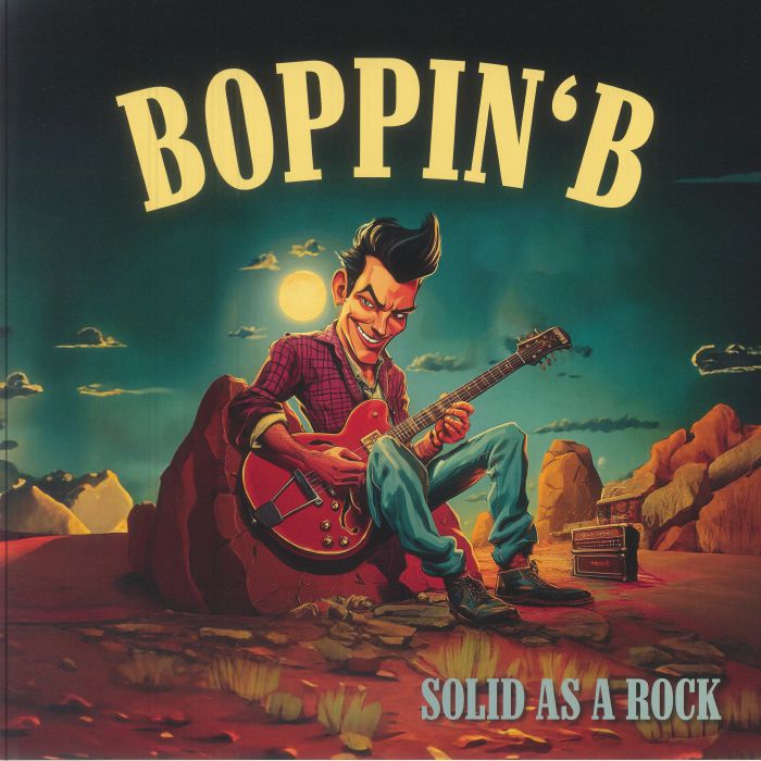 Solid As A Rock - Green Marbled Vinyl LP vinyl record cover