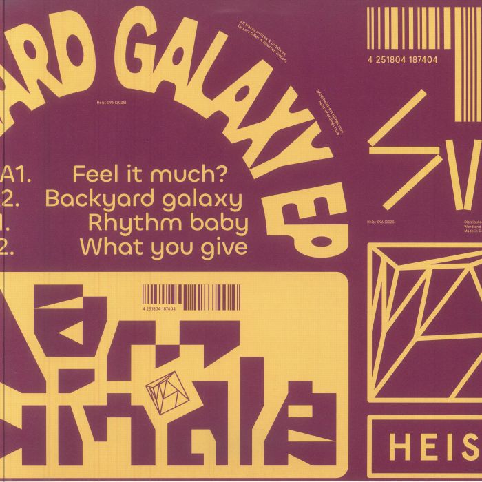 Backyard Galaxy EP - Vinyl EP vinyl record cover