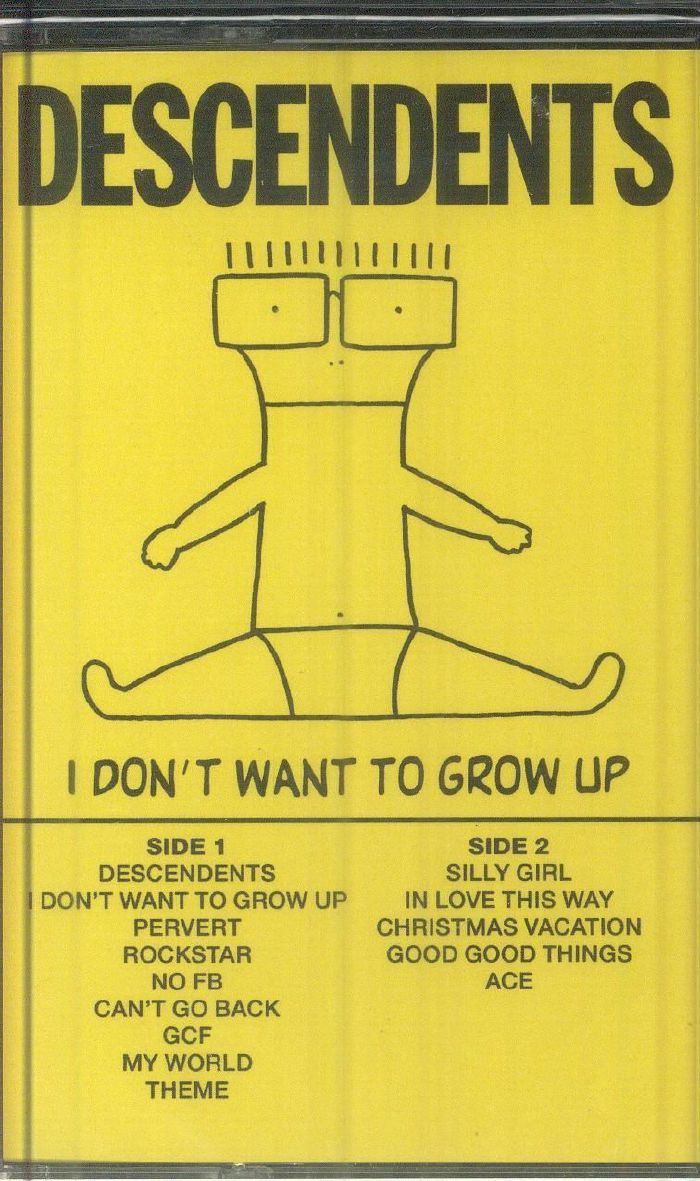 I Don't Want To Grow Up - Cassette audio cassette cover