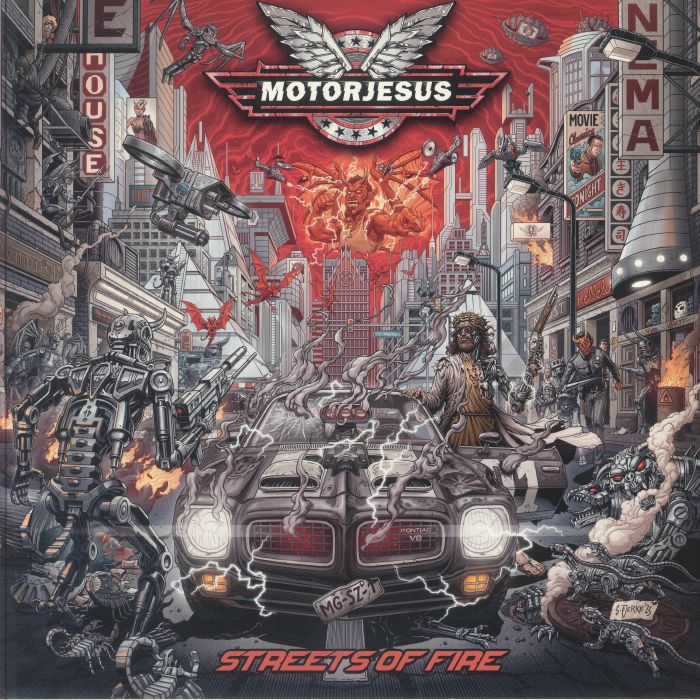 Streets Of Fire (Tour Edition) - Grey & Red Splatter Vinyl LP vinyl record cover
