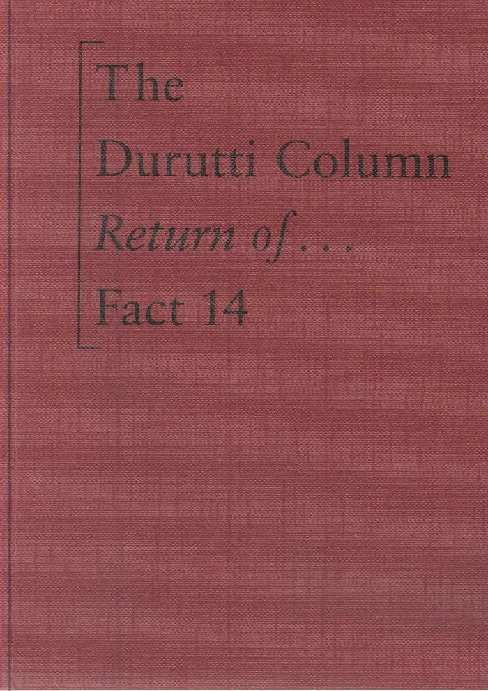The Return Of The Durutti Column - 45th Anniversary Edition 2CD CD cover