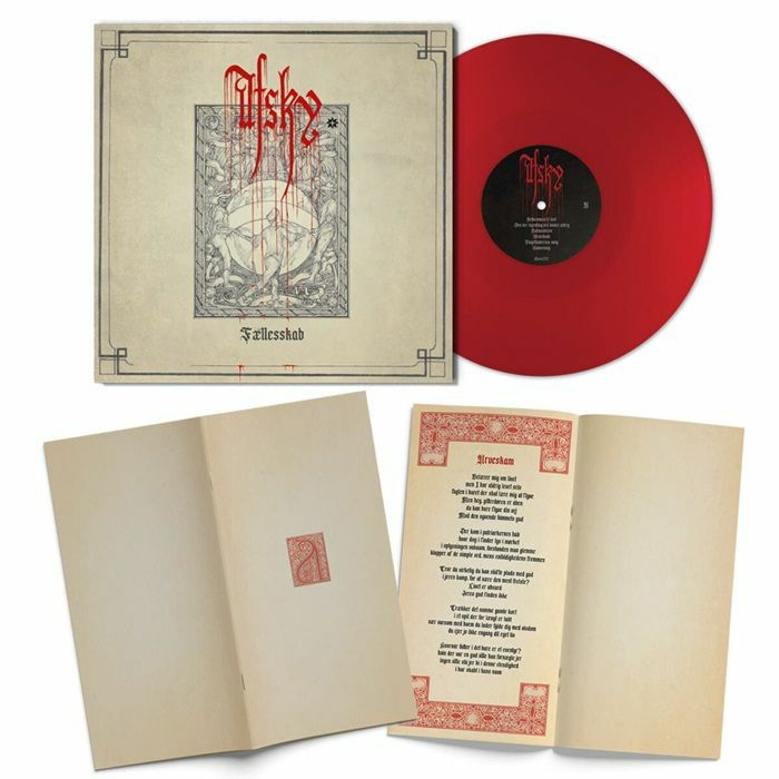 Fællesskab - Limited Edition Red Vinyl LP vinyl record cover