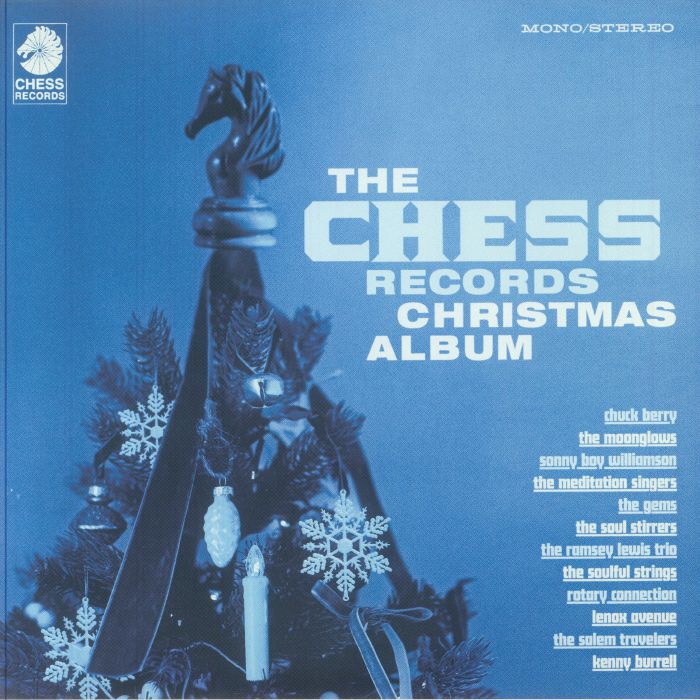 The Chess Records Christmas Album - Blue Vinyl LP vinyl record cover