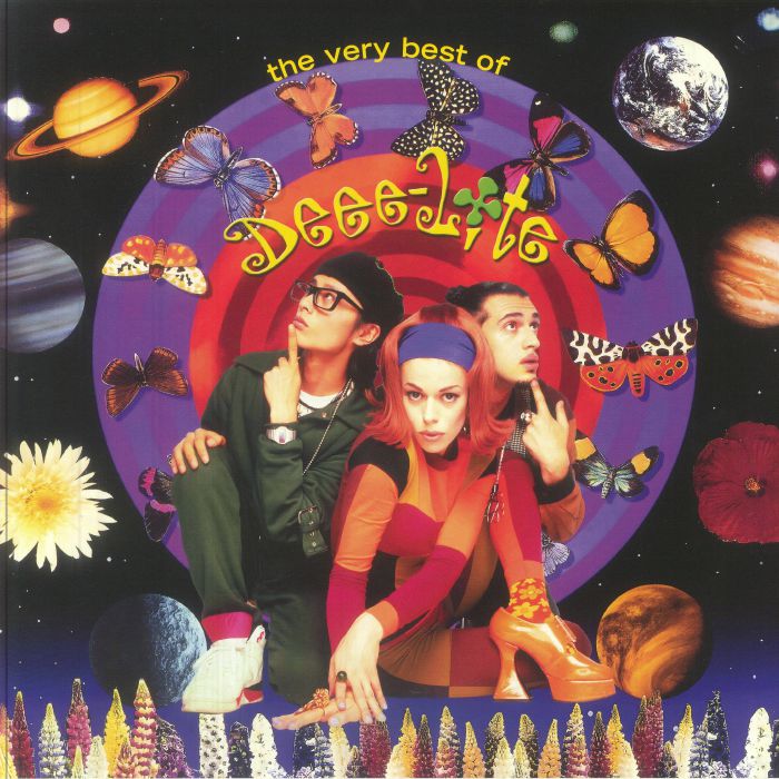 The Very Best Of Deee Lite - Limited Edition Purple & Orange Splattered Vinyl 2xLP vinyl record cover
