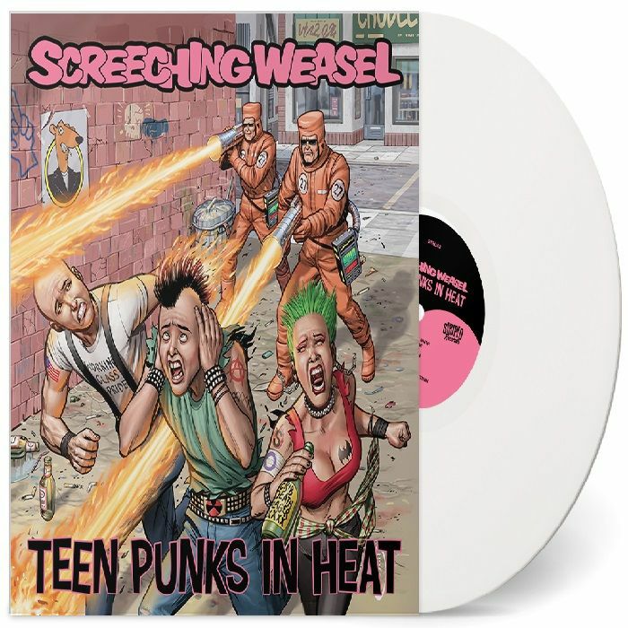 Teen Punks In Heat - Remastered White Vinyl LP vinyl record cover