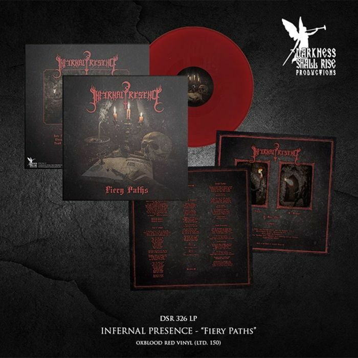 Fiery Paths - Limited Edition Oxblood Vinyl EP vinyl record cover