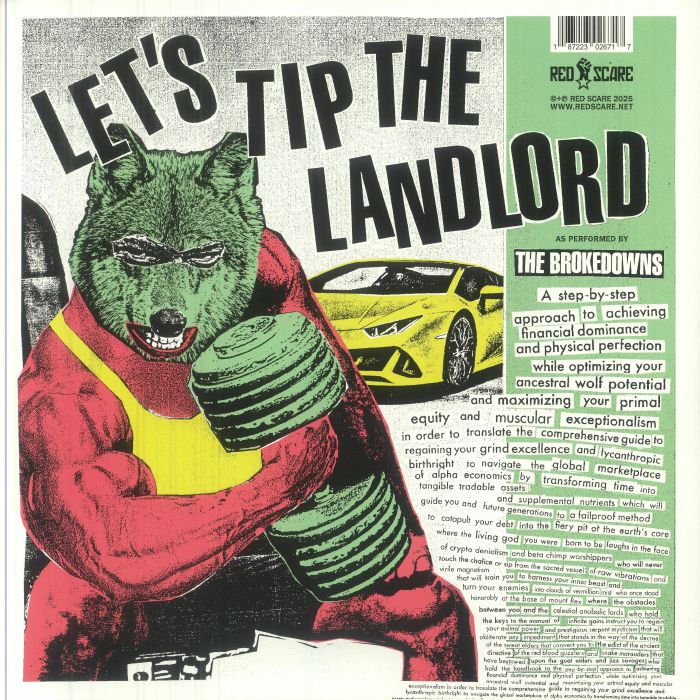 Let's Tip The Landlord - Vinyl LP vinyl record cover