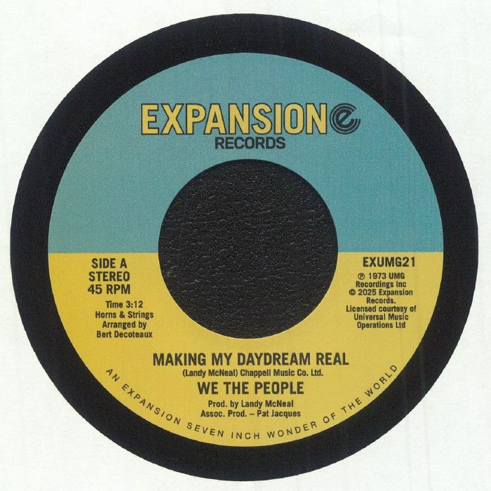 Making My Daydream Real (reissue) - Vinyl Single vinyl record cover