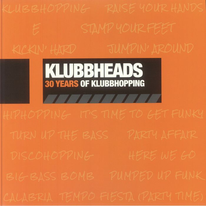30 Years Of Klubbhopping - Limited Edition Clear Vinyl LP vinyl record cover