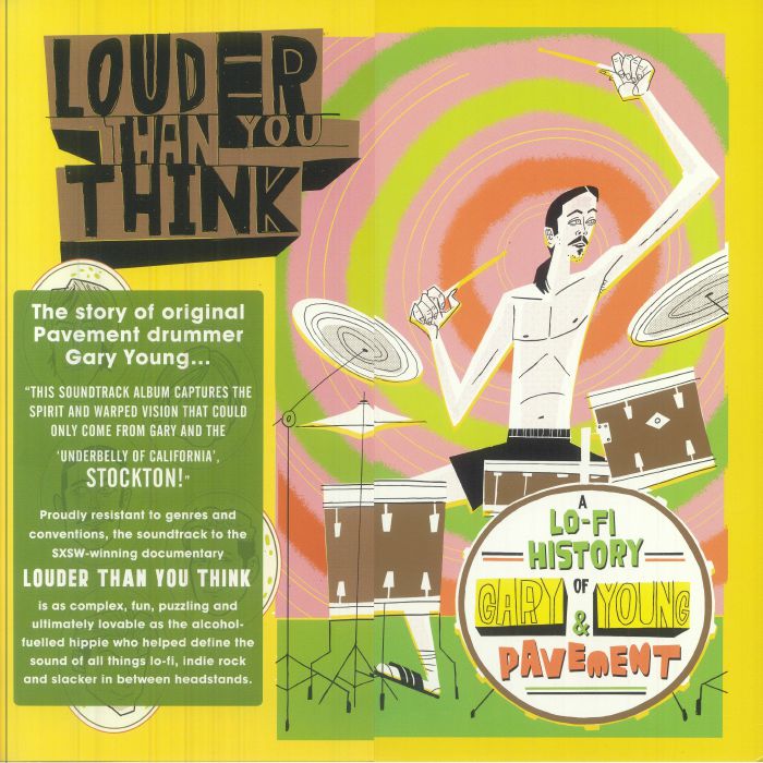 Louder Than You Think: A Lo Fi History Of Gary Young & Pavement (Soundtrack) - Pink Vinyl LP vinyl record cover