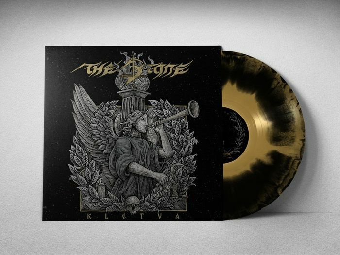 Kletva - Limited Edition Gold & Black Swirl Vinyl LP vinyl record cover