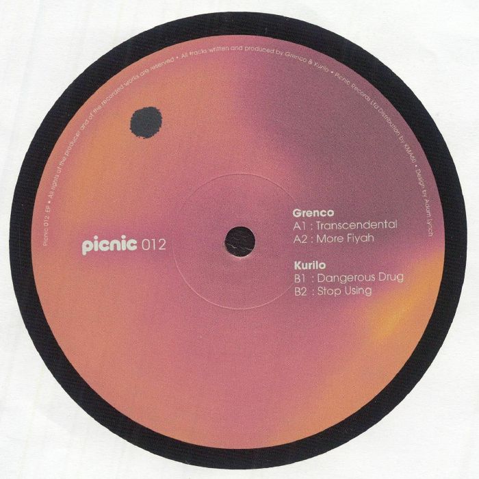 PICNIC 012 - Vinyl EP vinyl record cover