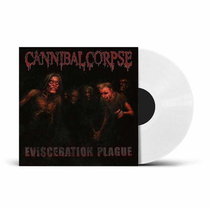 Evisceration Plague (Reissue) - White Vinyl LP vinyl record cover
