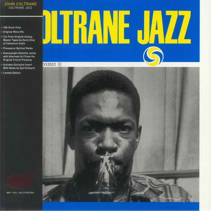 Coltrane Jazz - Limited Edition Mono Vinyl LP vinyl record cover