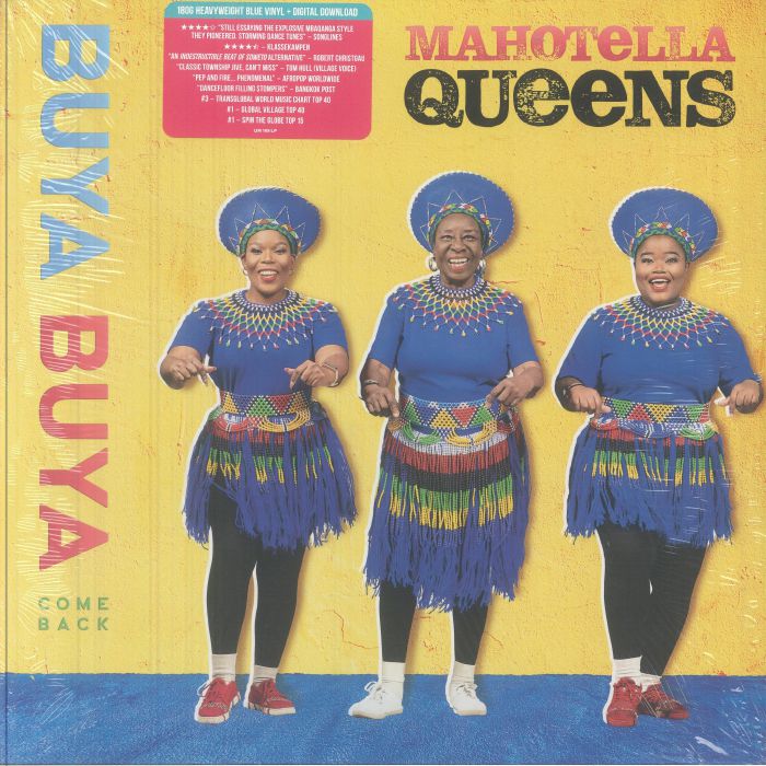 Buya Buya: Come Back - Limited Edition Blue Vinyl LP vinyl record cover