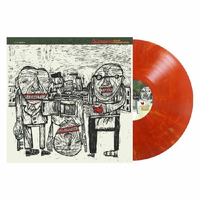 Manic Compression - 30th Anniversary Deluxe Edition Red & Orange Swirl Vinyl LP vinyl record cover