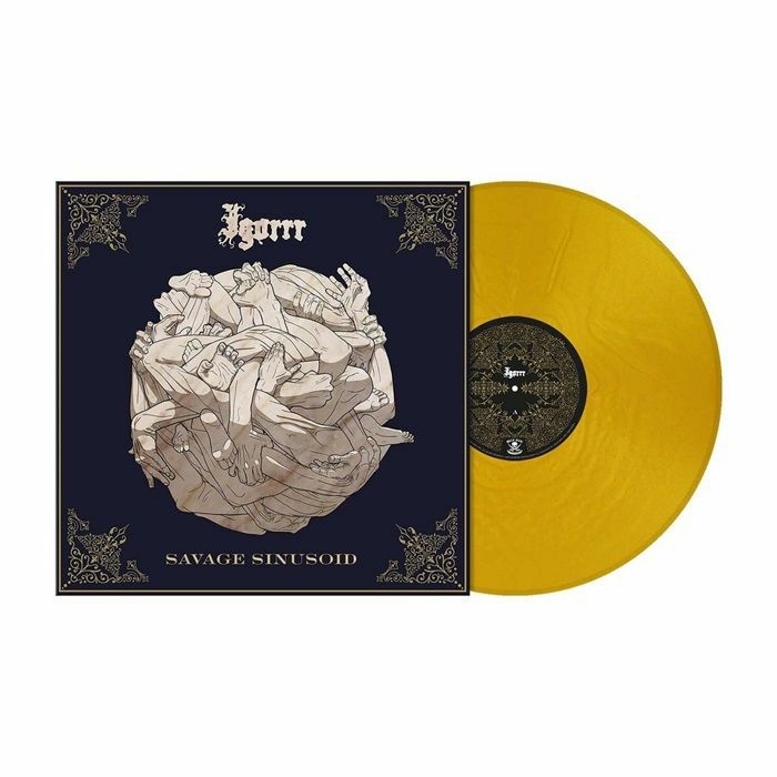 Savage Sinusoid - Metallic Gold Vinyl LP vinyl record cover