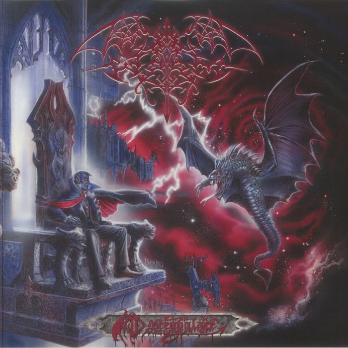 Necropalace - Limited Edition Red Marbled 2xLP vinyl record cover